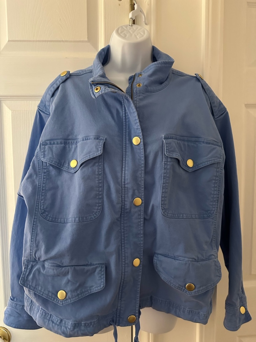 Talbots Light Blue Shirt Jacket